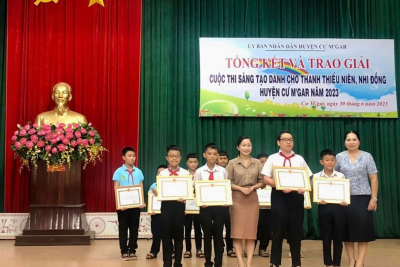 TRƯỜNG THCS NGUYỄN TẤT THÀNH ĐẠT GIẢI CAO TRONG CUỘC THI SÁNG TẠO DÀNH CHO THANH THIẾU NIÊN, NHI ĐỒNG NĂM 2023
