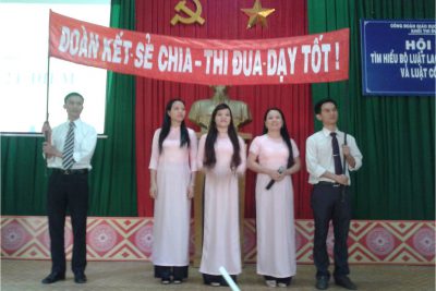 KHỐI THI ĐUA SỐ II TỔ CHỨC CUỘC THI TÌM HIỂU BỘ LUẬT LAO ĐỘNG TRONG CNVCLĐ