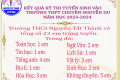 CHÚC MỪNG CÁC EM HỌC SINH LỚP 9 NĂM HỌC 2022 -2023 TRƯỜNG THCS NGUYỄN TẤT THÀNH ĐÃ ĐẬU VÀO TRƯỜNG THPT CHUYÊN NGUYỄN DU