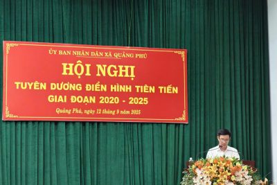 Trường THCS Nguyễn Tất Thành xã Quảng Phú (tỉnh Đắk Lắk) vinh dự được tuyên dương điển hình tiên tiến giai đoạn 2020 – 2025