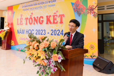 Trường THCS Nguyễn Tất Thành tổ chức Lễ tổng kết năm học 2023-2024