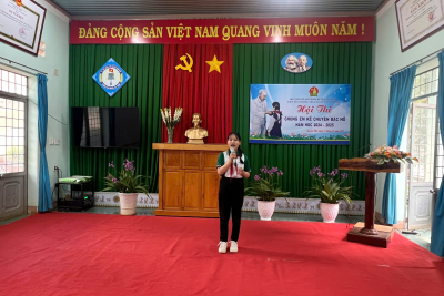 Liên đội Trường THCS Nguyễn Tất Thành tổ chức thành công Hội thi “Chúng em kể chuyện Bác Hồ” năm học 2024-2025