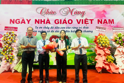 TRƯỜNG THCS NGUYỄN TẤT THÀNH TỔ CHỨC CÁC HOẠT ĐỘNG TRẢI NGHIỆM CHÀO MỪNG NGÀY NHÀ GIÁO VIỆT NAM 20/11